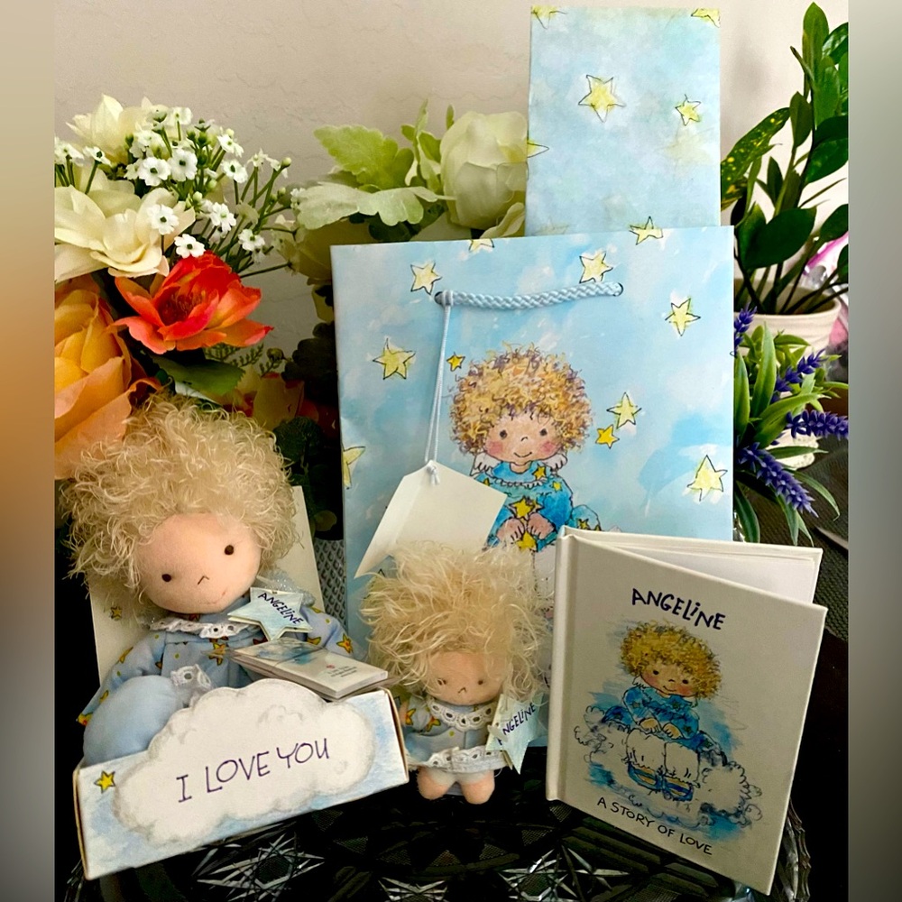 ☁️ SUPER RARE VINTAGE TY “ANGELINE” COLLECTION. ENTIRE FULL SET! DATED 2005!